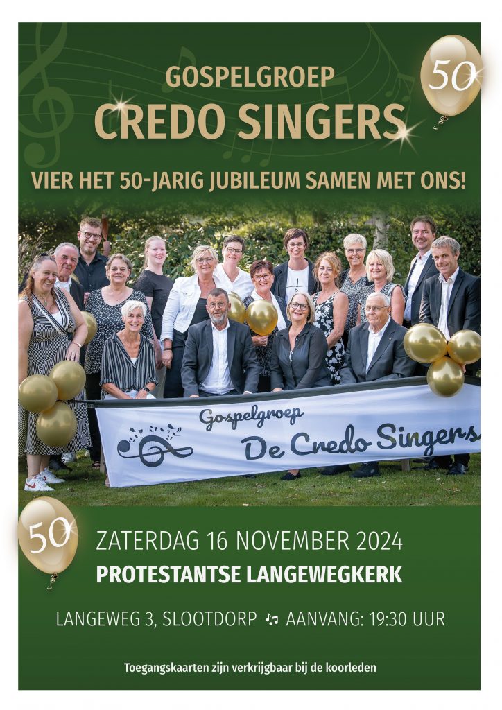 Poster Zanggroep Credo